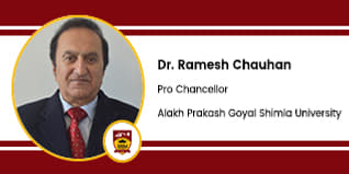 Alakh Prakash Goyal Shimla University, Shimla, Pro Chancellor: Dr. Ramesh Chauhan Interview